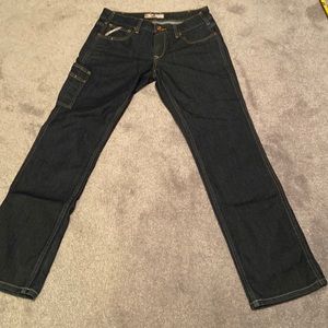 Ariat Rebar Mid Rise Straight Leg Jeans 30R